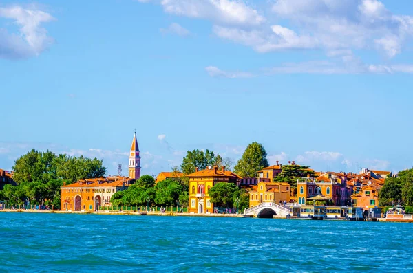 View Residential Area Public Gardens Italian City Venice — стокове фото