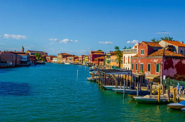 View Typical Buildings Murano Island Venice — Zdjęcie stockowe