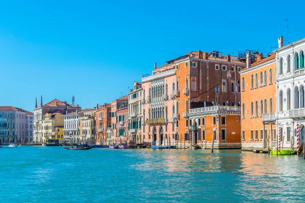 Gran Canal Venecia Con Signo Ballo Del Doge Anunciando Famoso — Foto de Stock