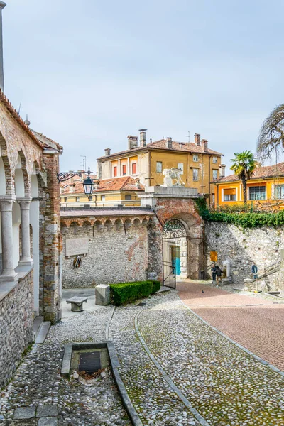 Арко Боллани Отмечающий Вход Замок Удине Италия — стоковое фото
