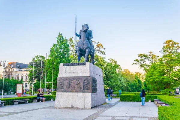 Statue Boleslaw Chrobry Wroclaw Polan — Zdjęcie stockowe