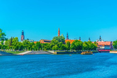 Odra 'nın Riverside' ı, Wroclaw, Polan