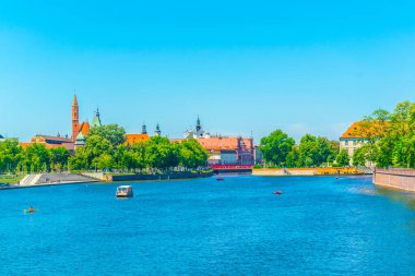 Odra 'nın Riverside' ı, Wroclaw, Polan