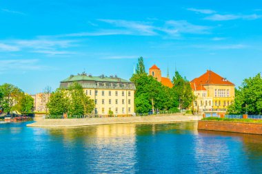 Odra 'nın Riverside' ı, Wroclaw, Polan