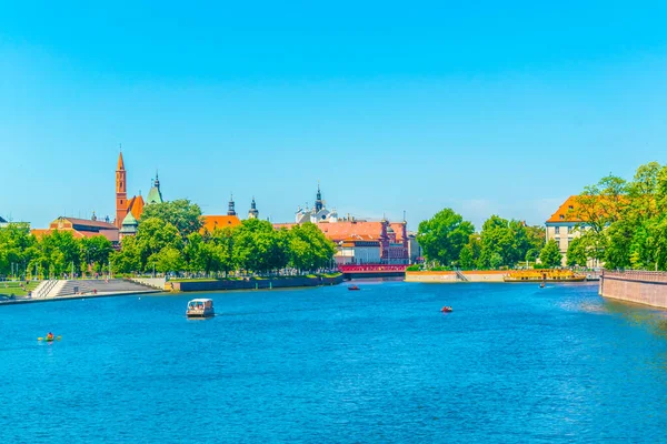 Odra 'nın Riverside' ı, Wroclaw, Polan
