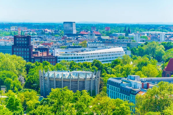 Flygfoto Över Panorama Slaget Vid Raclawice Vid Wroclaw Polan — Stockfoto