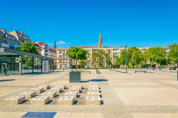 Nowy Targ Square Central Wroclaw Polan — Foto de Stock