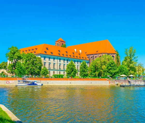 Kerk Van Onze Lieve Vrouw Maria Het Zand Wroclaw Polan — Stockfoto