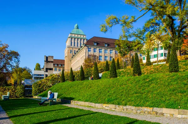 Swiss Federal Institute Technology German Eth Building Facade Eth Zurich — Stockfoto