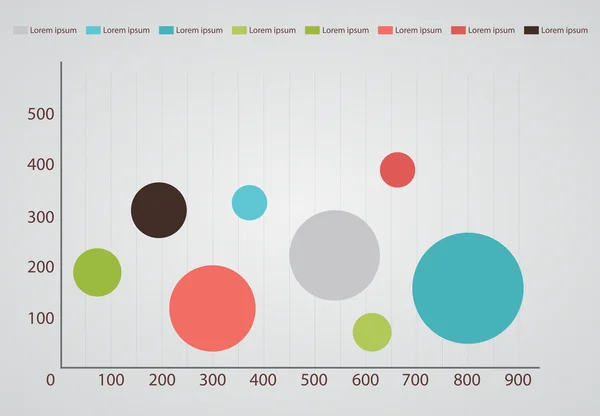 Tabella infografica — Vettoriale Stock