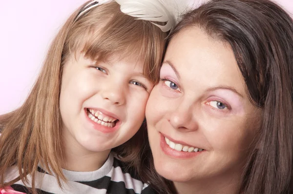 Mom with her daughter — Stock Photo, Image
