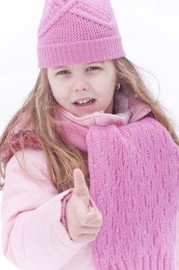 Karın içindeki kız.