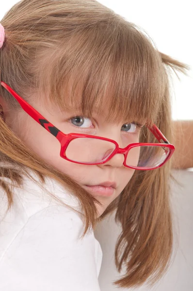 Mädchen mit der Brille — Stockfoto