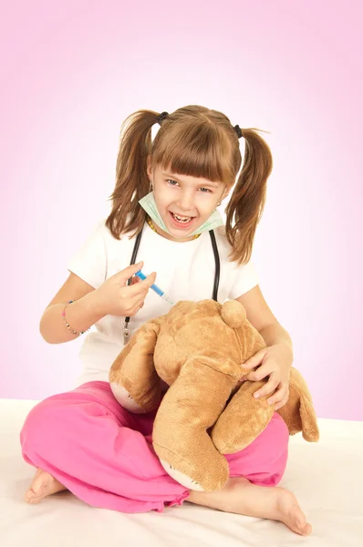 Girl doctor — Stock Photo, Image