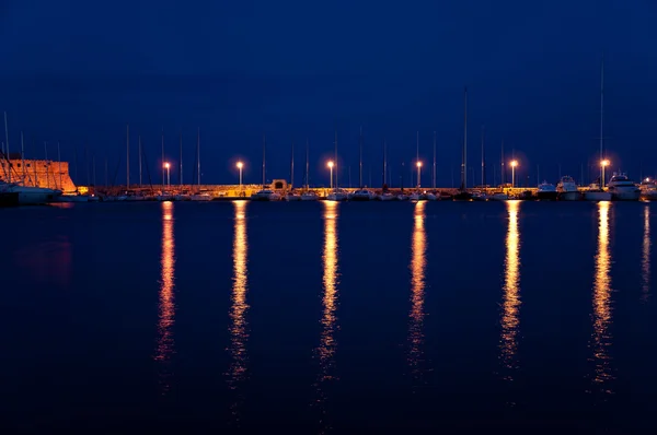 Port w Rodos — Zdjęcie stockowe