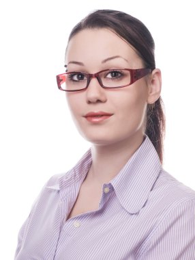 sevimli bir iş kadını