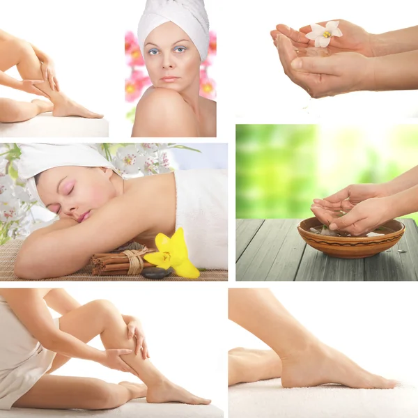 Spa collage — Stockfoto