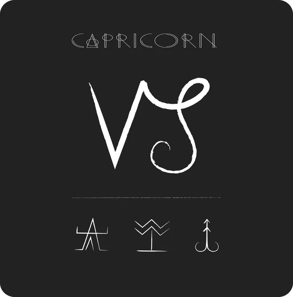 Capricorne — Image vectorielle