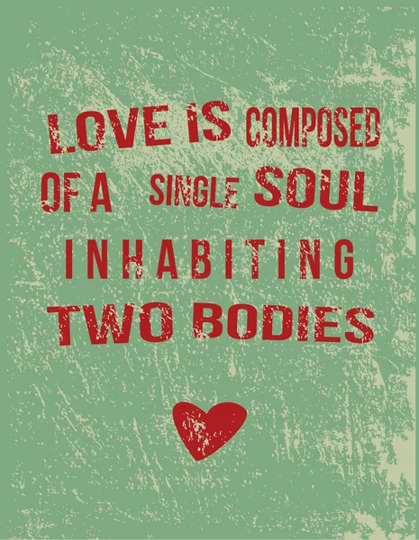 Alıntı Typographical Arka Plan, aşk hakkında