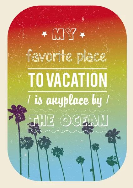 Teklif tatil arka plan, retro tarzı