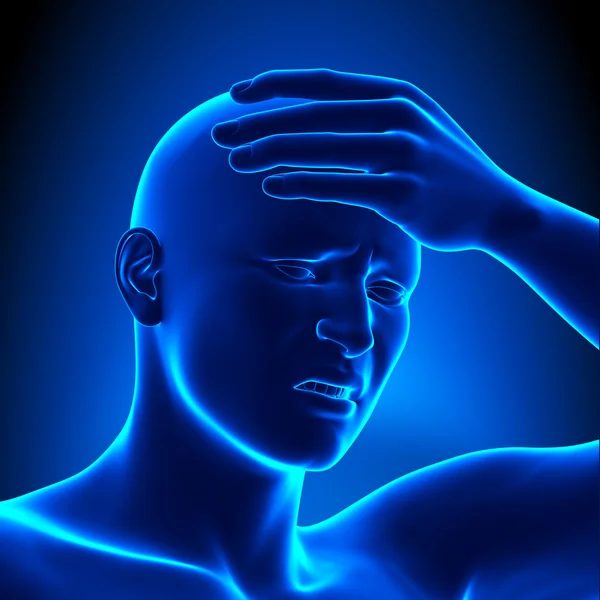 Man having a headache — Stock Photo, Image