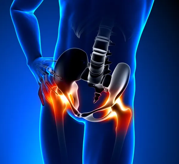 Hip Pain Male — Stock Photo, Image