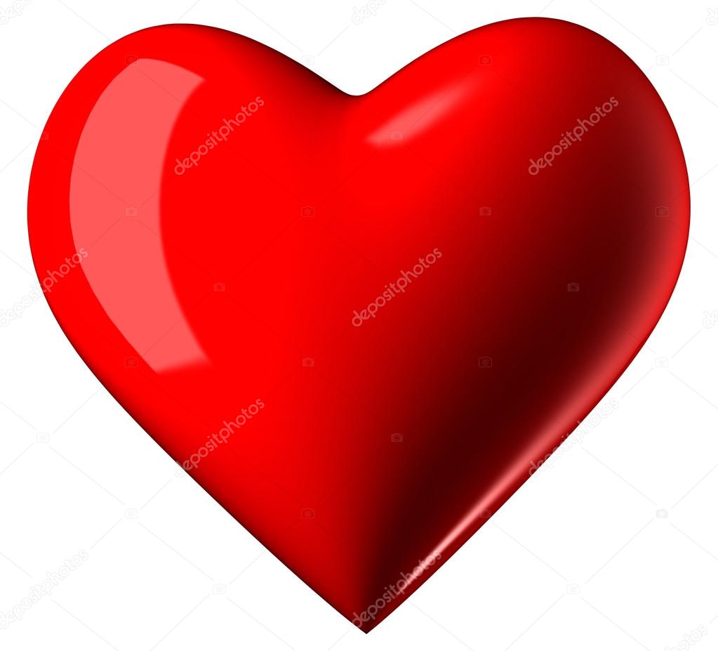 Valentijn hart - symbool van de liefde — Stockfoto © decade3d #28192395