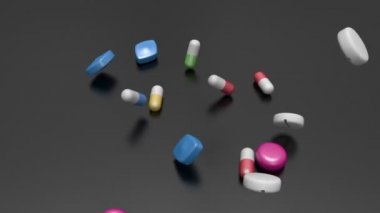 ağır çekimde düşen ilaç