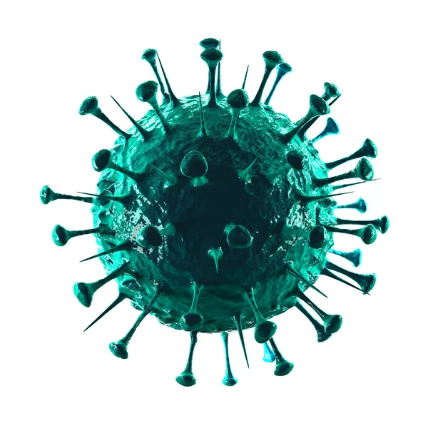 Sars Virus II - Isolated on White — Stock Photo, Image