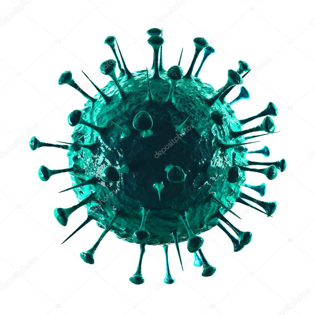 Sars Virus II - Isolated on White