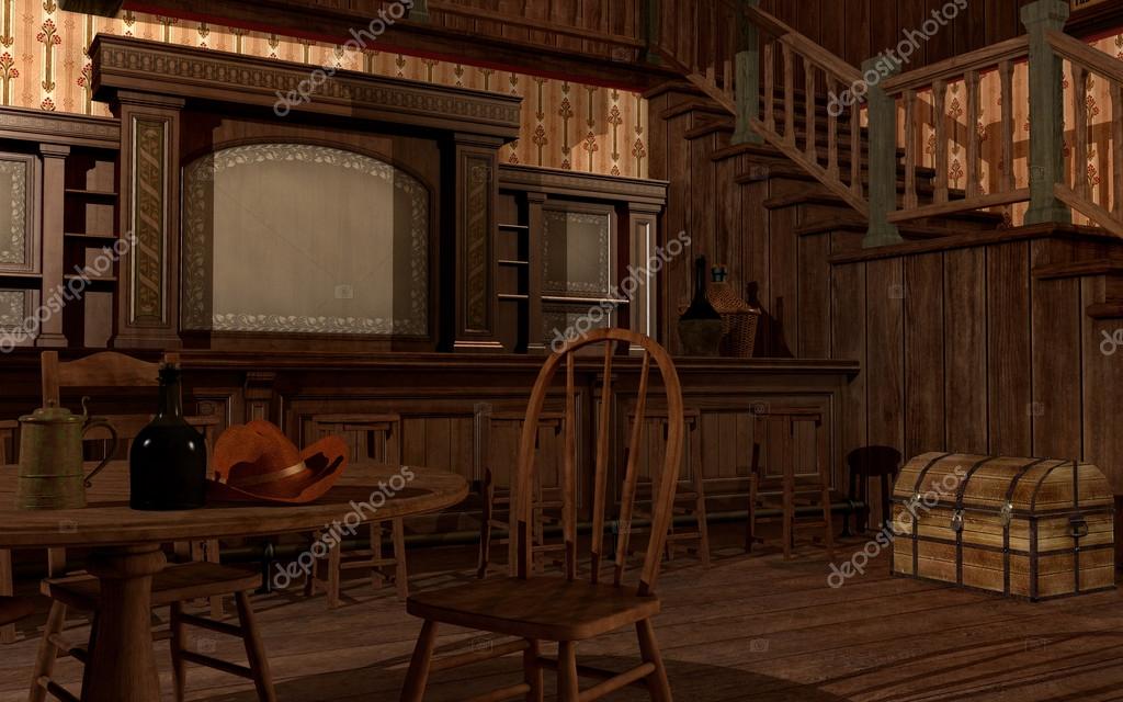 Old wild west saloon Stock Photo by mppriv 21475645