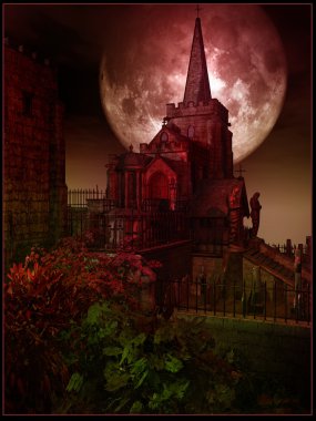 eski Gotik yeraltı türbesi