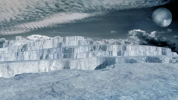 Glacier dans une région arctique — Photo