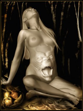 kadın şeytan tarafından ele geçirilmiş