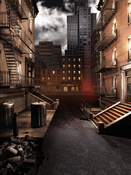 Gece şehir sokağı