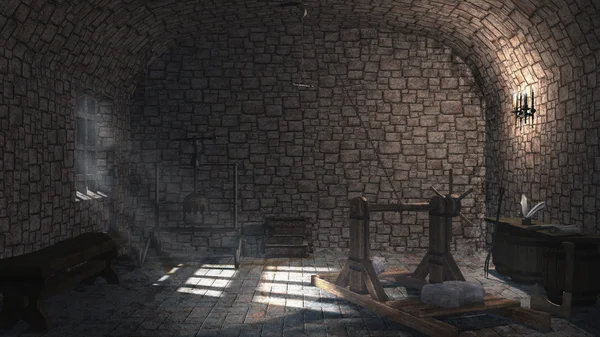 Камера тортур середньовіччя — стокове фото