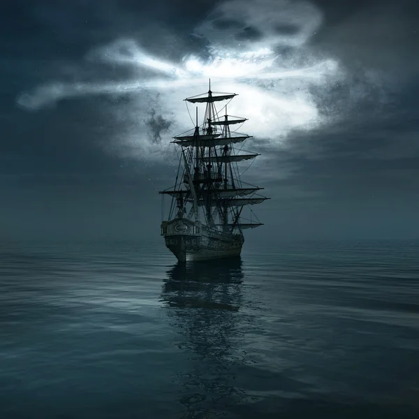 Oude piratenschip — Stockfoto