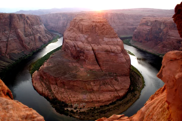 Hufeisenbiegung Colorado River Stockbild