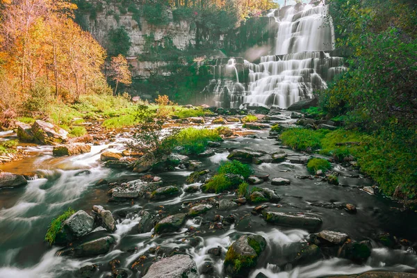 Chittenango Falls Musim Gugur Chittenango Falls State Park Madison County — Stok Foto