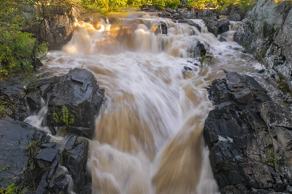 High Water Potomac River Heavy Rains Olmsted Island Trail Chesapeake — Stock Photo, Image