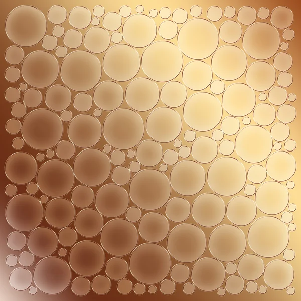 Gold pattern from circles — Stock Photo, Image