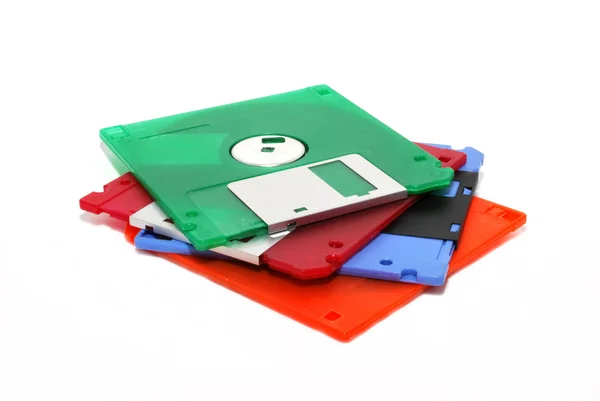 Color diskettes — Stock Photo, Image