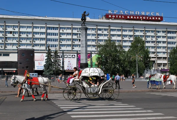 Гостиница в Красноярске — стоковое фото