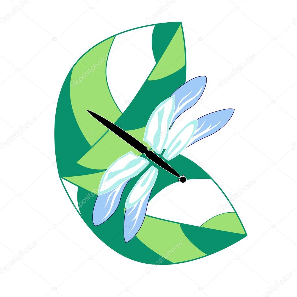 Dragonfly.Vector illustration