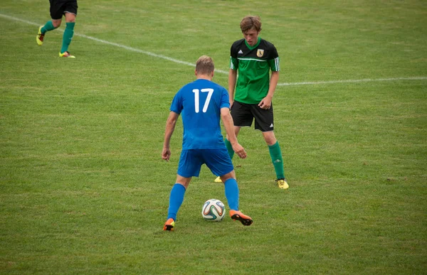 Voetbalwedstrijd — Stockfoto