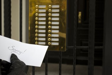 Özür dileyen bir mektup