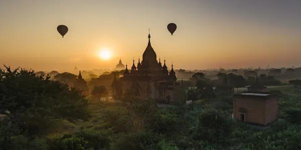 Güneş doğmadan bagan, myanmar