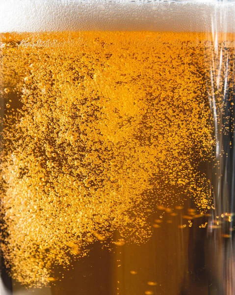 Beer Glass Close — Stock Photo, Image