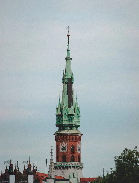 Krakow Podgorze TV istasyonu Brodcast Tower Retro Grain Travel