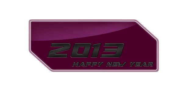 2013 gelukkig Nieuwjaar roze — Stockfoto